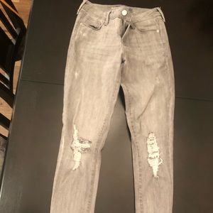 Old navy grey wash skinny jeans